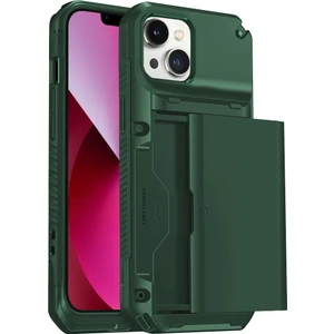 Buff Apple iPhone 13 Slide Armor Kılıf Dark Green