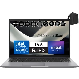Expertbook P1 P1503 Intel Core I7-13620H 32GB Ddr5 2tb SSD Windows 11 Pro 15.6 Fhd Intel UHD Taşınabilir Bilgisayar EXP1503CVAI58512S0W19+ZETTAÇANTA