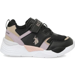 U.S. Polo Assn. TERMINAL JR 4PR Siyah Kız Çocuk Spor Ayakkabı 101884830