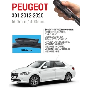 Peugeot 301 Ön Cam Muz Silecek Takımı (2012-2020)