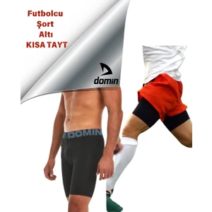 Erkek Diz Üstü Kısa Futbolcu Taytı DMN32548