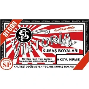 Kumaş Boyası 9 Koyu Kırmızı (3 Adet)