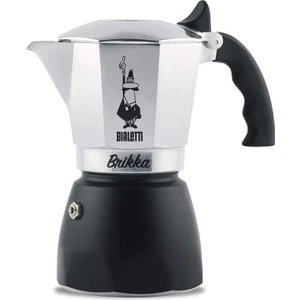 Brikka Moka Pot 4 Cup Siyah