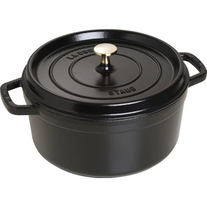 Döküm Tencere Yuvarlak 26 cm Siyah