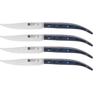Twin Steak Bıçağı Seti 4 Parça Mavi Mikarta