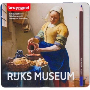 Rijks Museum Kuru Boya Kalem Seti 24 Renk Milk Maid Metal Kutu