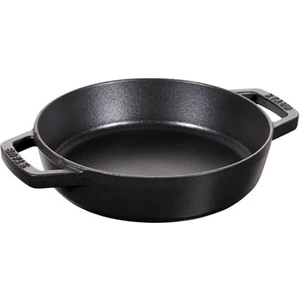 Döküm Izgara Tava Çift Kulplu 26 cm Siyah