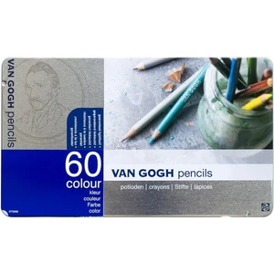 Van Gogh Kuru Boya Kalemi 60 Renk Metal Kutu