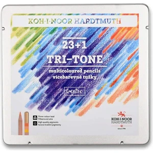 Koh-i-noor Renkli Kalem Seti 24'lü Tri-Tone 3444N
