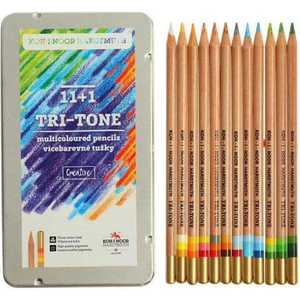 Koh-i-noor Renkli Kalem Seti 12'li Tri-Tone 3442N
