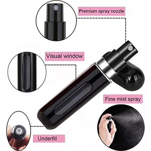 Home Dekor Hediye Taşınabilir  2 Adet Parfüm Şişesi Mini Doldurulabilir 2 Adet Parfüm Şişesi Atomizer Parfüm Şişeleri Boş Küçük