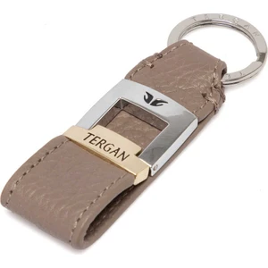 Bej Hakiki Deri Unisex Anahtarlık - S1AN00000242-B73