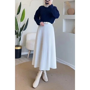 Tesettür Scuba Kumaş Çan Etek