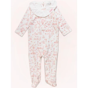 Atelier Babbi Bebek Tulum - Toile De Jouy / Pembe