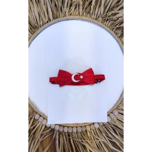 Kırmızı Ayyıldızlı 23 Nisan 29 Ekim Tek Papyon