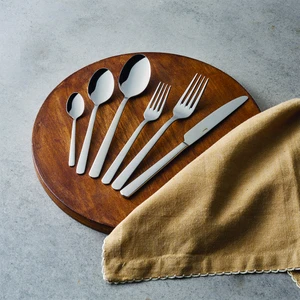 Optima Alanya 72 Parça Çelik Çatal Kaşık Bıçak Seti Çay Kaşıklı