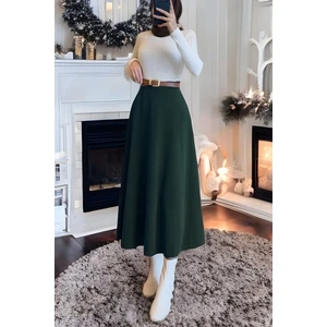 Cng Moda Tesettür Scuba Kumaş Çan Etek