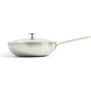 CC003232-001 Royal Van Kempen & Begeer 28 cm Fırına Girebilen Seramik Kaplama Cam Kapalı Çelik Wok Tava