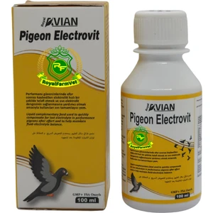 Royal Ilaç Pigeon Electrovit 100 Ml. Güvercin ve Kafes Kuşları Için Elektrolit Desteği