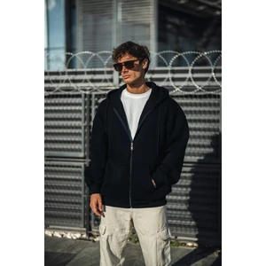 Erkek Fermuarlı Basic Model Bol Kalıp Hırka