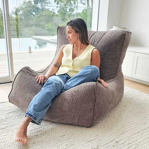 Patara Home Lüx Velvet Puff Aktiviye Koltuğu & Yeni Nesil & Puff Armut Koltuk