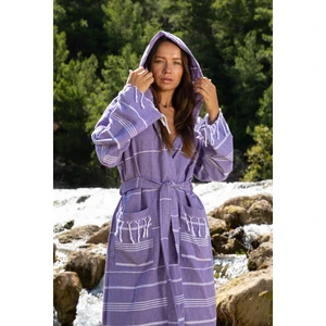 Peştemal Bornoz - Pamuklu - Kapüşonlu - Sultan