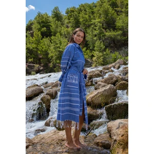 Peştemal Bornoz - Pamuklu - Kapüşonlu - Sultan