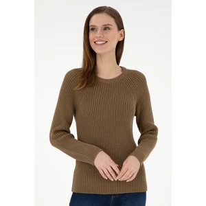 U.S. Polo Assn. Kadın Haki Kazak /triko 50297095-VR027
