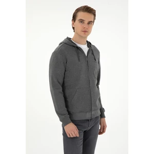 U.S. Polo Assn. Erkek Antrasit Melanj Hırka (Örme) 50293447-VR081