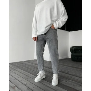 Oray Store  Asit Gri Boyfriend Pantolon