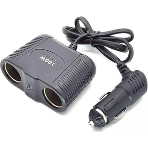 2 Port Araç Çakmak Çoğaltıcı 2 Li Araç Çakmak Çoklayıcı 50 cm Çakmak Uzatıcı