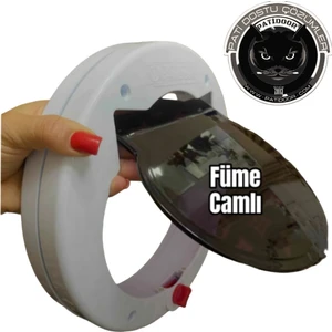 Blackcap Pati XXL Kedi Kapısı / Beyaz /Füme Camlı
