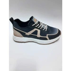 Siyah Renk Yumuşak Hafif Bağcıklı Esnek Triko Spor Ayakkabı C-82414456BLL