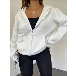 Lensia   Sweatshirt Fermuarlı Kapşonlu Hırka