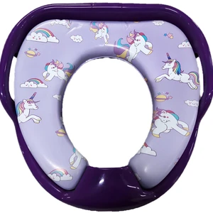 Jumbo Kids - Bebek / Çocuk Klozet Kapağı Adaptörü -Mor -Unicorn