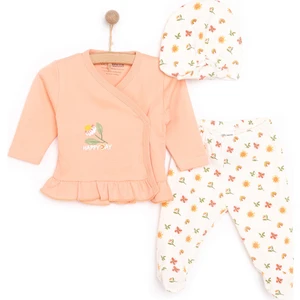 Hellobaby Kız Zıbın-Şapka-Patikli Alt Kız Çocuk