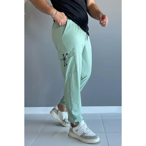 Kargo Cepli Paraşüt Slim Fit Jogger Pantolon P-00010815