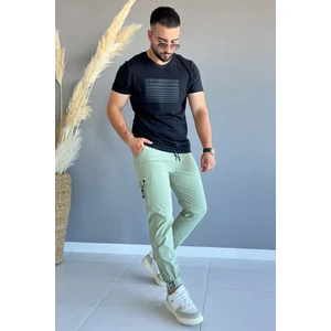 Kargo Cepli Paraşüt Slim Fit Jogger Pantolon P-00010815