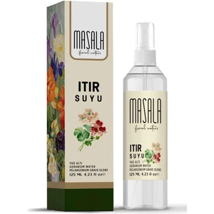 Saf Itır Suyu (Sardunya) 125 ml %100 Doğal Yağlı Hidrosol - Tonik Geranium Floral Water Hydrosol Tonic