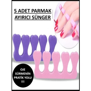 Parmak Ayırıcı Sünger Oje Sürme Aparatı Manikür Pedikür El Ayak Tırnak Yapma