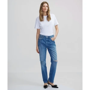 Eskitme Efektli Wide Leg Fit Jean Pantolon IW6240018004629
