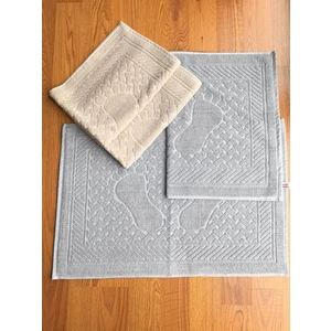 2 Adet Ayak Havlusu %100 Pamuk 50X70 Premium