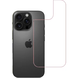 ECR MOBILE iPhone 16 Pro Uyumlu Mat Arka Esnek Nano Koruyucu