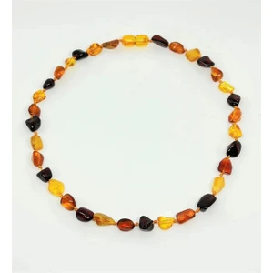 Tesbihci Efendi Damla Kehribar Büyük Taşlı Bebek Diş Kolyesi 33CM