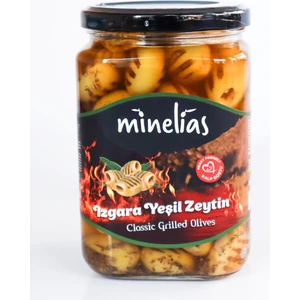 Izgara Yeşil Zeytin 660 gr 720 cc Cam Kavanoz