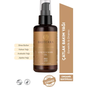 Organik Stretch Mark Oil 100ml Çatlak Bakım Yağı