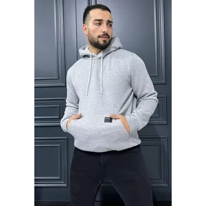 Mishar İtalia Erkek Kapüşonlu Şardonlu Üç Iplik Sweatshirt