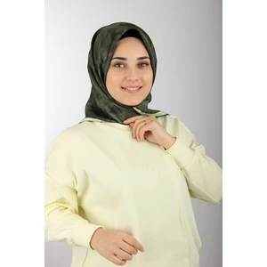 Koyu Somon Ipek Tivil Eşarp 7208713-991