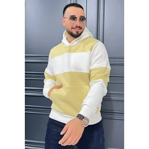 Mishar İtalia Kapüşonlu Üç Iplik Şardonlu Erkek Sweatshirt