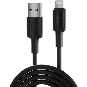 12W 2.4A Usb-A To Lightning Apple iPhone iPad Uyumlu Silikon Hızlı Şarj ve Data Kablosu Siyah 2 Metre
